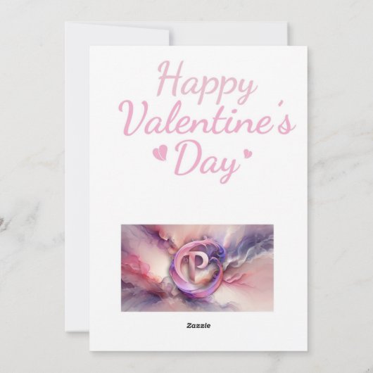 Valentinstag-Karte, heartfelt Valentinstag Feiertagskarte (Rückseite)