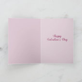 Valentinstag-Karte Hummingvogel Karte (Innenseite)