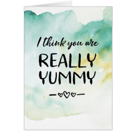 Valentinstag-Karte, ich denke, du bist wirklich le