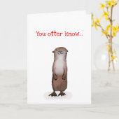 Valentinstag-Karte Karte (Gelbe Blume)