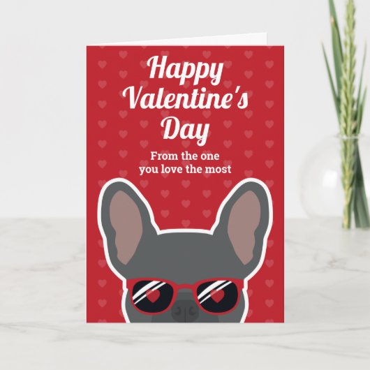 Valentinstag-Karte Karte (Vorderseite)