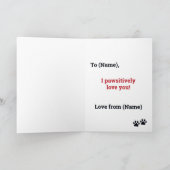 Valentinstag-Karte Karte (Innenseite)