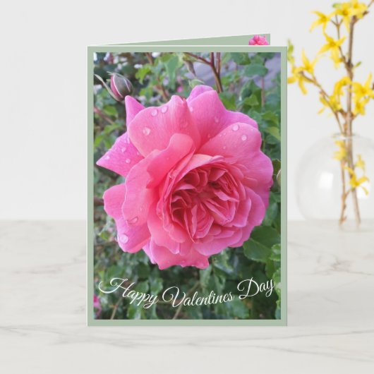 Valentinstag-Karte Karte (Gelbe Blume)