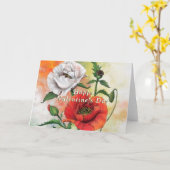 Valentinstag-Karte Karte (Gelbe Blume)