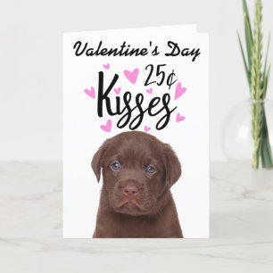 Valentinstag Karte küsse ...vom Hund