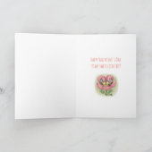 Valentinstag-Karte Küssen Karte (Innenseite)