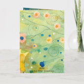 Valentinstag-Karte küsst hübschen Eindruck Karte (Rückseite)