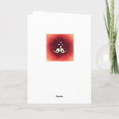 Valentinstag-Karte Liebesvögel Feiertagskarte (Rückseite)