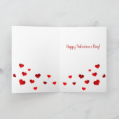 Valentinstag-Karte Liebesvögel Feiertagskarte (Innenseite)