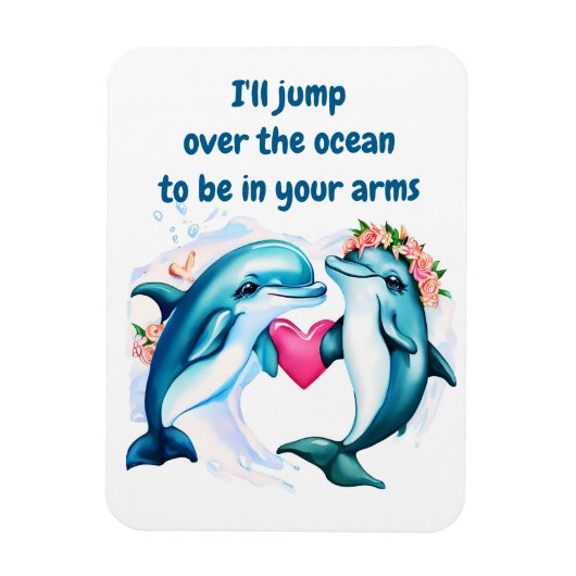 Valentinstag-Karte Magnet (Vertikal)