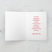 Valentinstag-Karte - Meine liebende Ehefrau Feiertagskarte (Innenseite)