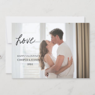 Valentinstag-Karte - mit Liebe, Dunkel bedeckt Einladung