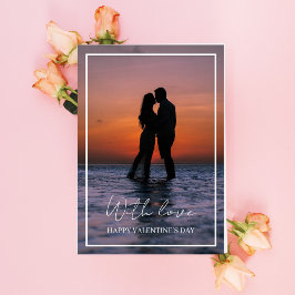 Valentinstag-Karte - mit Liebe Einladung