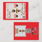 Valentinstag Karte Nr. 4 (Vorne/Hinten)