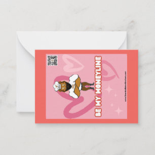 Valentinstag-Karte Nr. 8 Mitteilungskarte