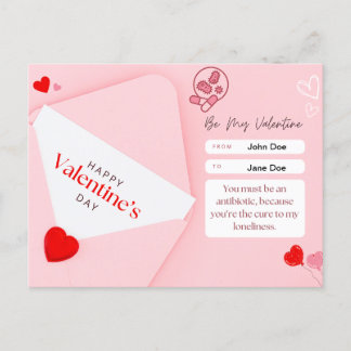 Valentinstag-Karte - Pharmakologie 2 Feiertagspostkarte