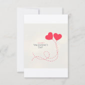 Valentinstag-Karte Save The Date (Vorderseite)