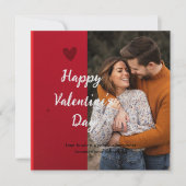 Valentinstag-Karte Save The Date (Vorderseite)