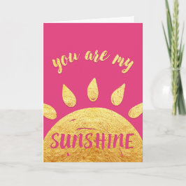 Valentinstag-Karte - Sie sind mein Sonnenschein Feiertagskarte