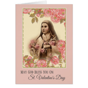 Valentinstag-Karte St. Therese
