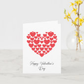 Valentinstag-Karte, Text im Inneren Karte (Gelbe Blume)