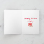 Valentinstag-Karte weit weg Dankeskarte (Innenseite)