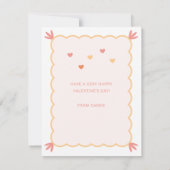 Valentinstag-Karte "Wild für dich" Karte (Rückseite)