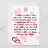 Valentinstag Karten (Rückseite)