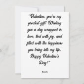 Valentinstag Karten (Rückseite)