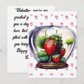 Valentinstag Karten (Vorne/Hinten)