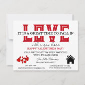 Valentinstag-Karten für echtes Anwesen (Vorderseite)