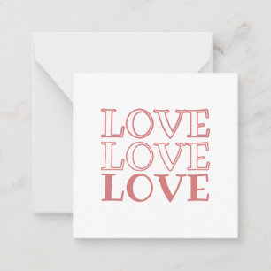 Valentinstag-Karten Mitteilungskarte