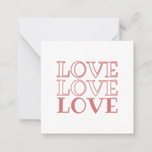 Valentinstag-Karten Mitteilungskarte (Vorderseite)