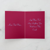 Valentinstag-Karten-Schablone Feiertagskarte (Innenseite)