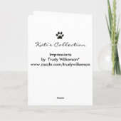 Valentinstag - Kati-Sammlung Feiertagskarte (Rückseite)