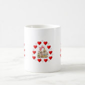 Valentinstag Kätzchen Tasse (Mittel)