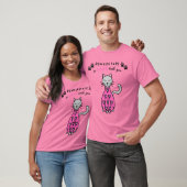 Valentinstag Katze Liebe Herz T-Shirt (Unisex)