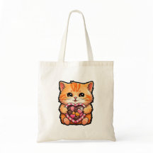 Valentinstag Katze: Niedliches Kitty mit Herz