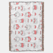 Valentinstag Katzen Decke (Vorderseite Vertikal)