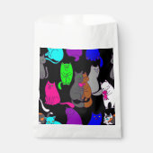 Valentinstag Katzen Herzblut Geschenktütchen (Vorderseite)