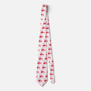 Valentinstag Katzen - Valentine Neck Tie Krawatte