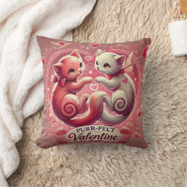 Valentinstag Katzenkatze Lover Kissen
