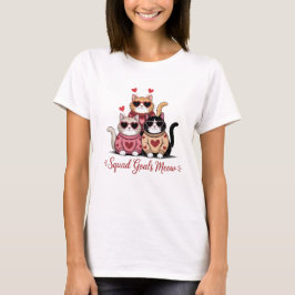 Valentinstag Katzenliebhaber T-Shirt
