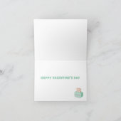 Valentinstag Kawaii Phantastisch Toast Card Dankeskarte (Innenseite)