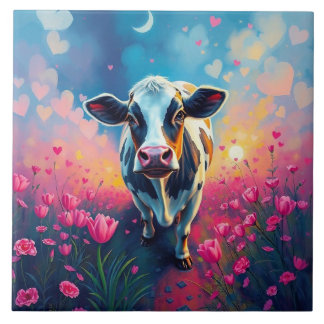 Valentinstag Keramik Dekorative Tile Fliese