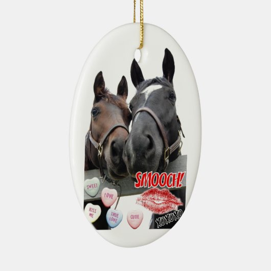 Valentinstag Keramik Ornament (Rechts)