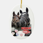 Valentinstag Keramik Ornament (Vorne)