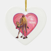 Valentinstag Keramik Ornament (Vorne)