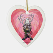 Valentinstag Keramik Ornament (Rechts)