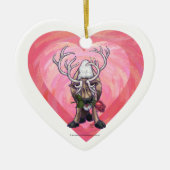 Valentinstag Keramik Ornament (Vorne)